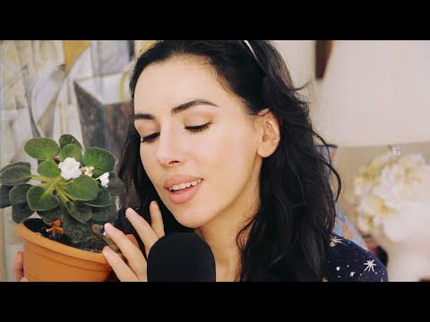 ASMR Close Up Restful Rambles 🤍 Love Cures 🤍 Wild White Violettes & Cutting My Hair Myself