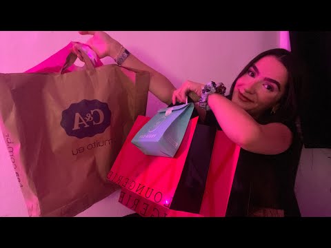 ASMR - MEUS PRESENTES E COMPRAS DE ANIVERSÁRIO 🎁 🎉