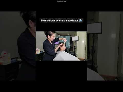 미용실ASMR 시각과청각의 활성화 #단발컷트 Hair salon ASMR visual and auditory activation #Shortcut