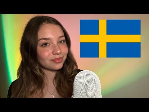 ASMR in Swedish! 🇸🇪✨(tingly trigger words and clicky whispers) 🤩