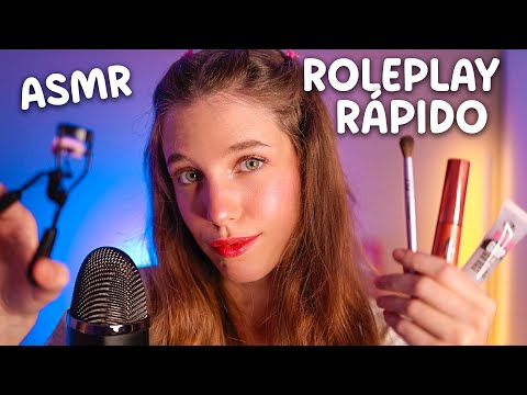 ASMR TE MAQUILLO RÁPIDO Y AGRESIVO 💄 Roleplay en español para que te duermas profundo 🌙