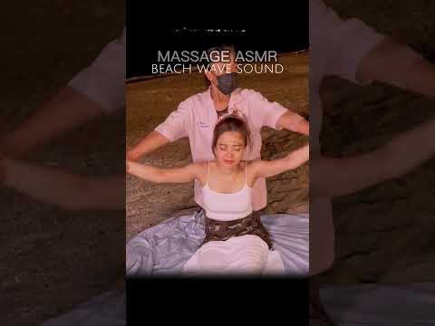 THAI MASSAGE on BEACH at Night | Teaser | ASMR Unintentional💆‍♀️ #massageasmr #lalekasmr