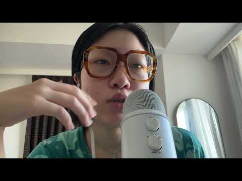 asmr whispered trigger words (semi-inaudible / extra tingles)
