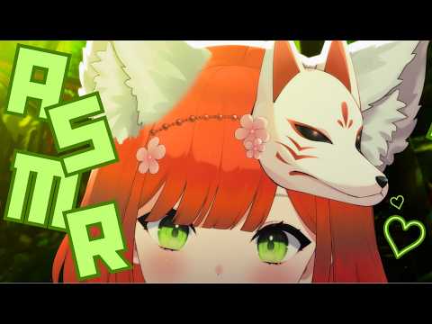 【🇯🇵ASMR】tsundere kitsune girl takes care of you🦊💚 | personal attention | ツンデレ狐があなたをあまかせる✨😴 #asmr
