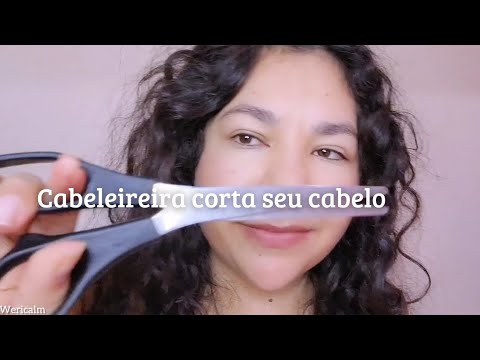 ASMR - Cortando Seu Cabelo Com Muitos Sons Relaxantes