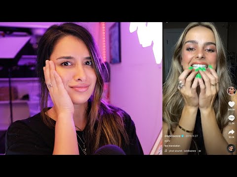 ASMRtist Reacts to TikTok ASMR