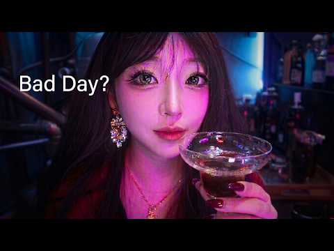 ASMR Bartender Roleplay 🍸 Bad Day? I’ll Comfort You & Do Your Makeup | Personal Attention