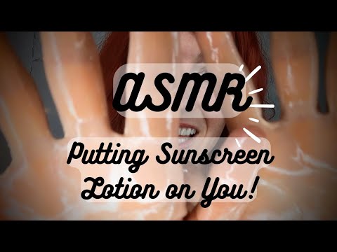 ASMR | Putting Sunscreen Lotion on You 🧴🌞