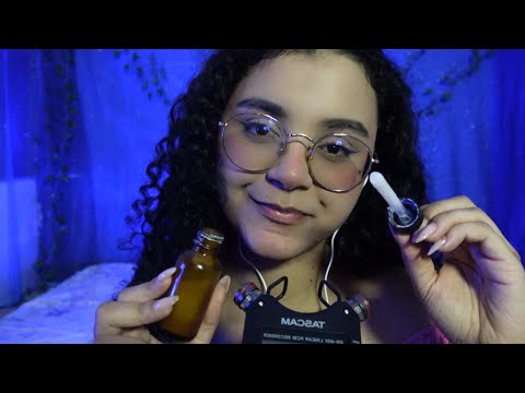 ASMR CONTA GOTAS COM SONS DE BOCA NO TASCAM