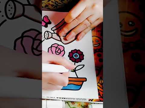 SPEED Coloring #asmrlikeasandbox #preview #relax #asmrtriggers #coloring #satisfying #visualtingle