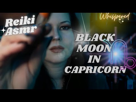 ✨New Black Moon In Capricorn-Aura Writing, positive affirmations, crystal healing, singing bowl