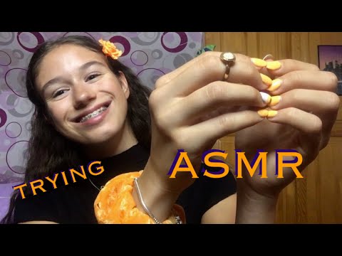 my first ASMR video :')