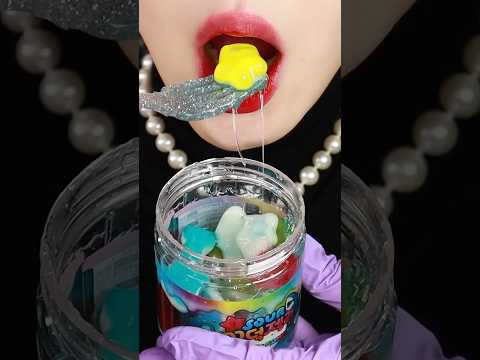 NEW KOREA CVS JELLY MUKBANG | SOUR JELLY ASMR