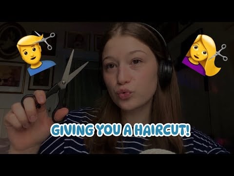 ASMR- Giving You A Haircut Roleplay✂️